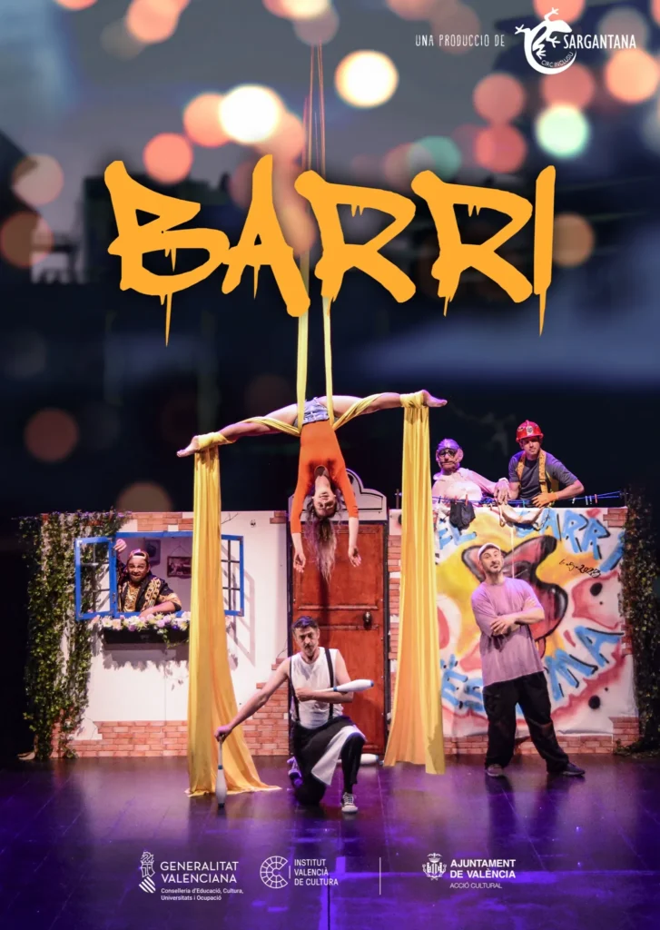 Cartel de Barri, de Sargantana Circ Inclusiu